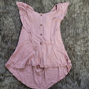 Light Pink Ruffle Top XL
